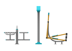 Sinav Mekik ve Eliptik Bisiklet Aleti PF-210 | Dış Mekan Spor Aletleri | Erse Kent Mobilyaları
